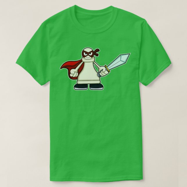 T-shirt Pièce de jeu d'échecs Pion à Chess 4 (Design devant)