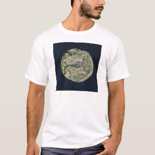 T-shirt Pièce de monnaie avec des têtes de Jules César 