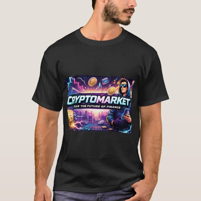 T-shirt Pièce de monnaie cryptographique (Devant)