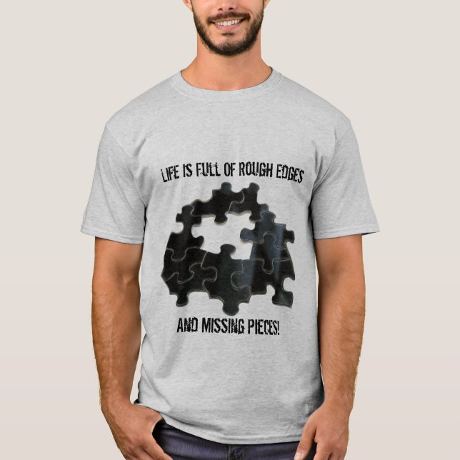 T-shirt Pièce de puzzle manquante (Devant)