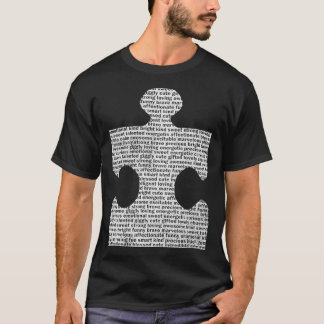 T-shirt Pièce de puzzle sensibilisation sur l'autisme