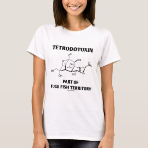 T-shirt Pièce de tetrodotoxine de territoire de poissons