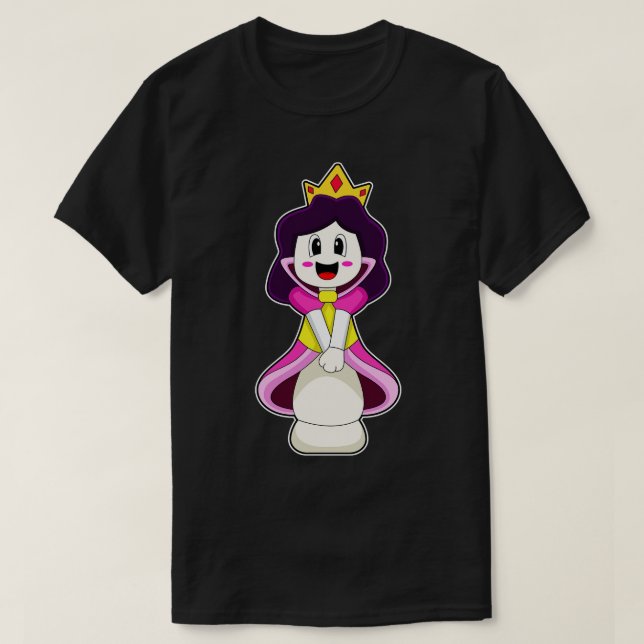 T-shirt Pièce d'échecs Échecs (Design devant)