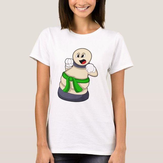 T-shirt Pièce d'échecs Patrouille aux échecs (Devant)