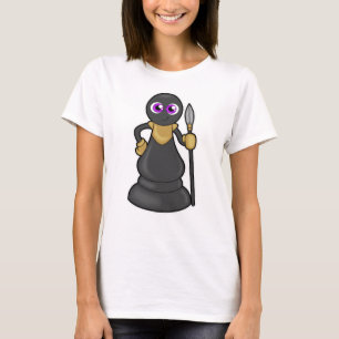 T-shirt Pièce d'échecs Pion à l'échec avec Spear