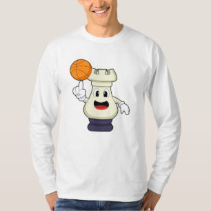 T-shirt Pièce d'échecs Rook à Basketball Sports