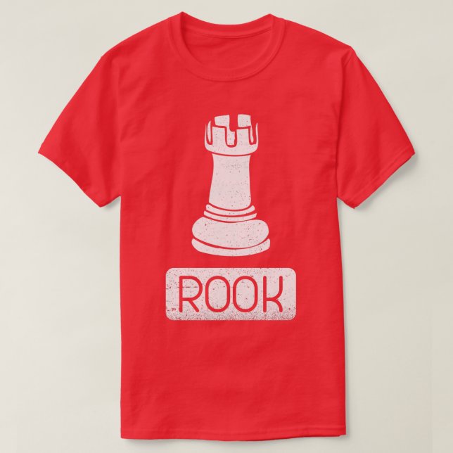 T-shirt Pièce d'échecs Rook Cool Chess Club Cadeau 2 (Design devant)