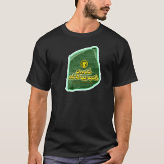 T-shirt Pièce en t 100% viable noire de coton