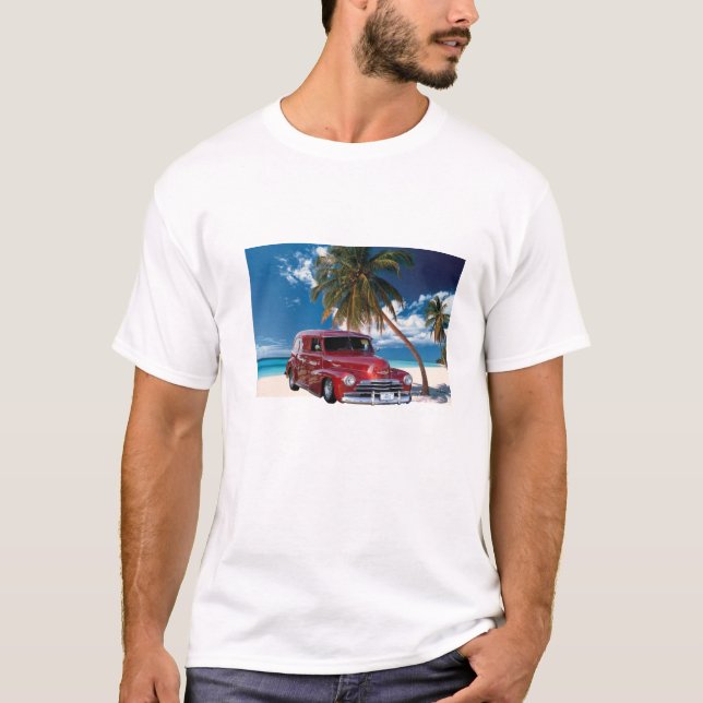 T-shirt Pièce en t 1947 de la livraison de berline de (Devant)