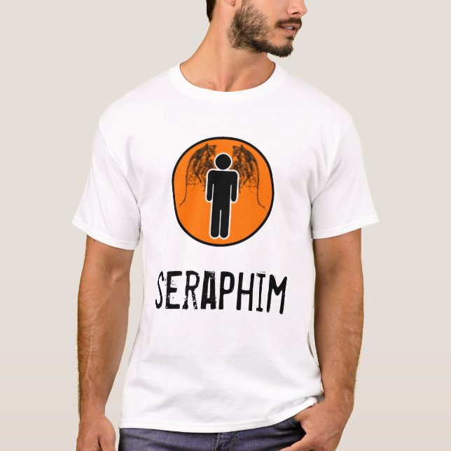 T-shirt Pièce en t #1 d'icône de Seraphim (Devant)
