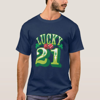 T-shirt Pièce en t 21 chanceuse