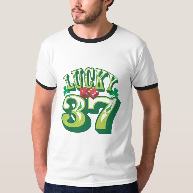 T-shirt Pièce en t 37 chanceuse (Devant)