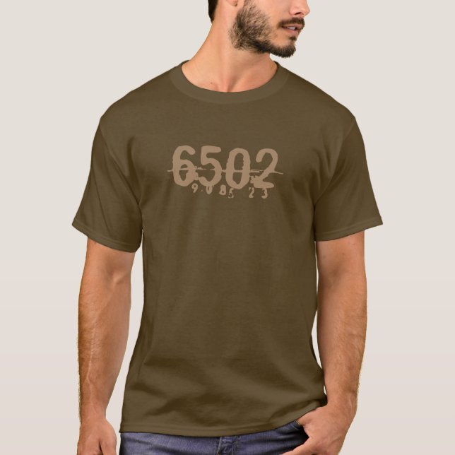 T-shirt pièce en t 6502 (Devant)