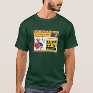 T-shirt Pièce en t #7 de brassage de casquette en laiton
