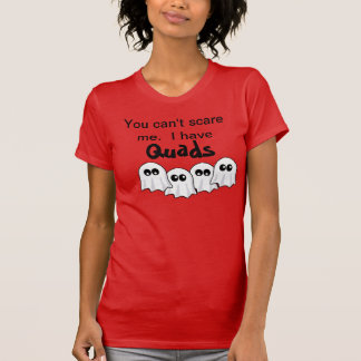 T-shirt Pièce en t ai quadruples de Halloween "je"