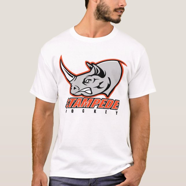 T-shirt Pièce en t alternative de ruée de logo (Devant)