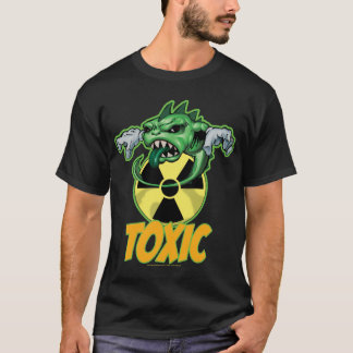 T-shirt Pièce en t atomique de toxique de têtard