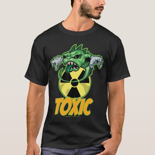 T-shirt Pièce en t atomique de toxique de têtard (Devant)