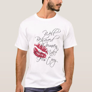T-shirt Pièce en t bien comportée de burn-out de femmes