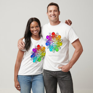 T-shirt Pièce en t blanche de CephNet (TM)