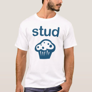 T-shirt Pièce en t (bleue) de petit pain de goujon drôle