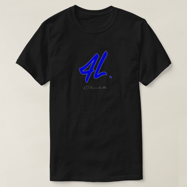 T-shirt pièce en t bleue SS/19 du logo 4Life (Design devant)