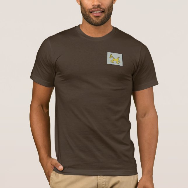 T-shirt Pièce en t Brown de cheval (Devant)