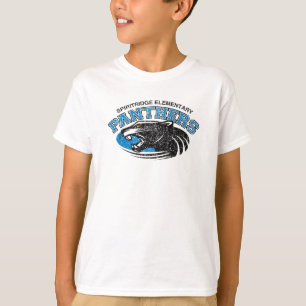 T-shirt Pièce en t classique vintage d'enfants (blanche)
