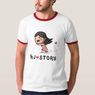 T-shirt Pièce en t courante de fille de HJ-Histoire