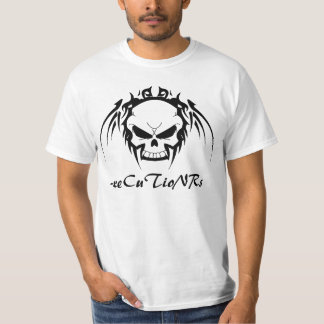 T-shirt - pièce en t courte 001 de douille de x - crânes