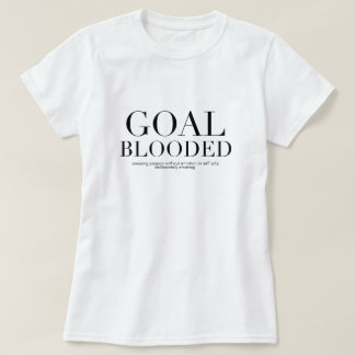 T-shirt Pièce en t courte de douille de Blooded de but