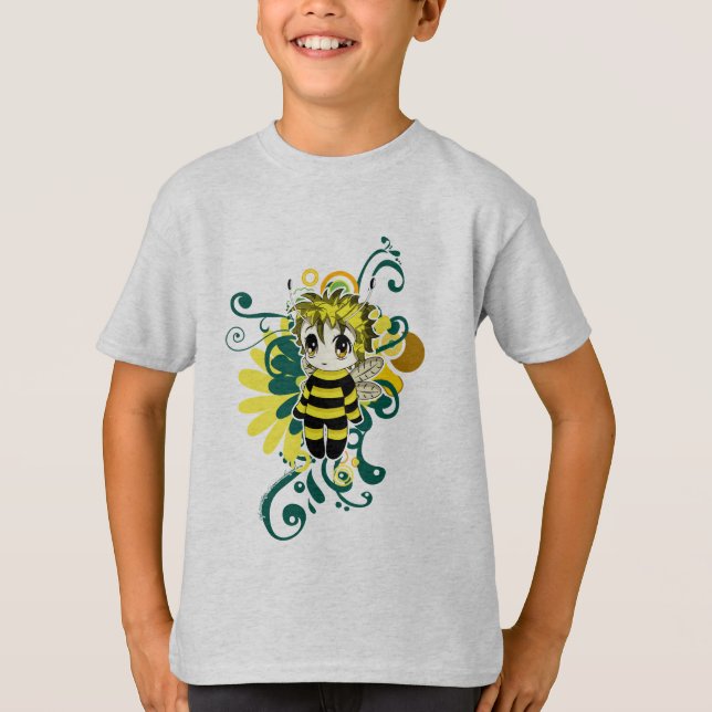 T-shirt Pièce en t d'abeille de bonbon (Devant)