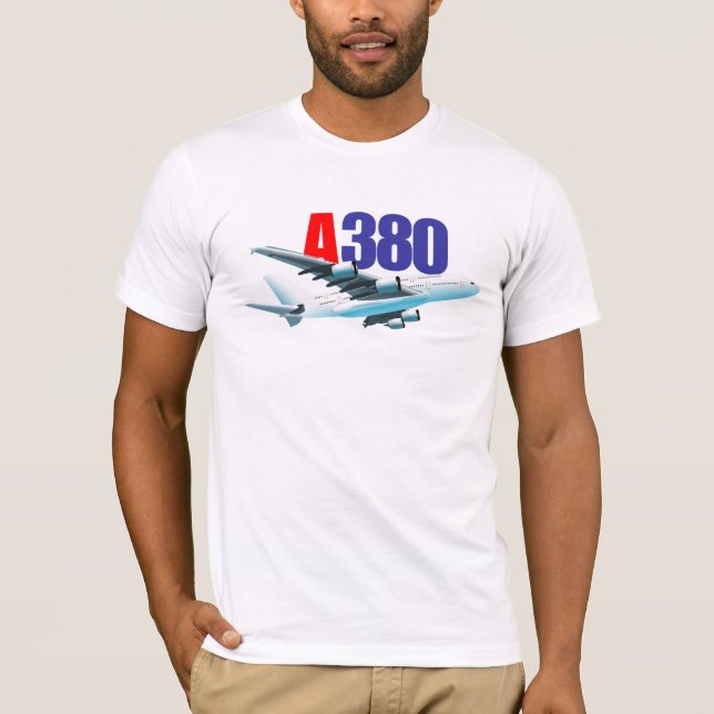 T-shirt Pièce en t d'Airbus A380 (Devant)