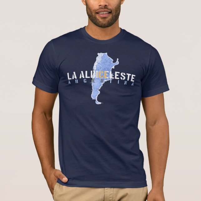 T-shirt Pièce en t d'Albiceleste de La de l'Argentine (Devant)