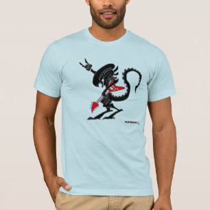 T-shirt Pièce en t d'alien de roche