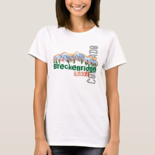 T-shirt Pièce en t d'altitude de Breckenridge le Colorado