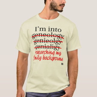 T-shirt Pièce en t d'amateur de généalogie (hommes)