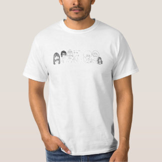 T-shirt Pièce en t "d'amis de crétin"