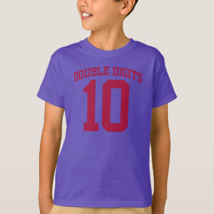 T-shirt Pièce en t d'ANNIVERSAIRE de la FAC #10 de DOUBLE
