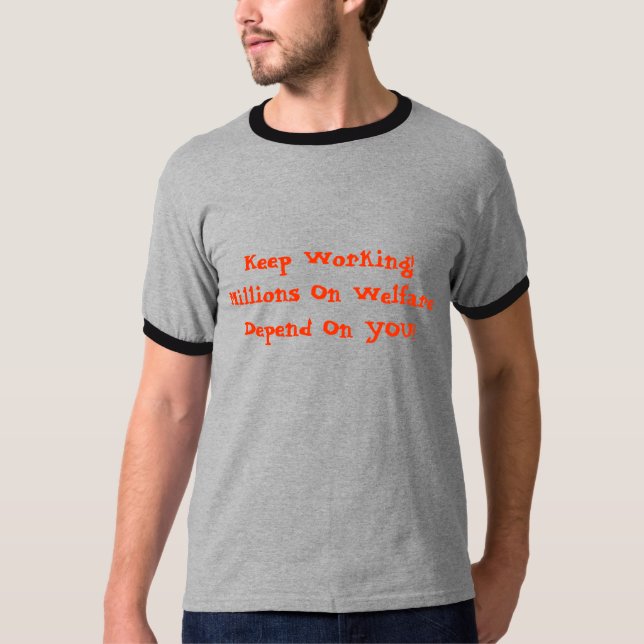 T-shirt Pièce en t d'assistance sociale (Devant)