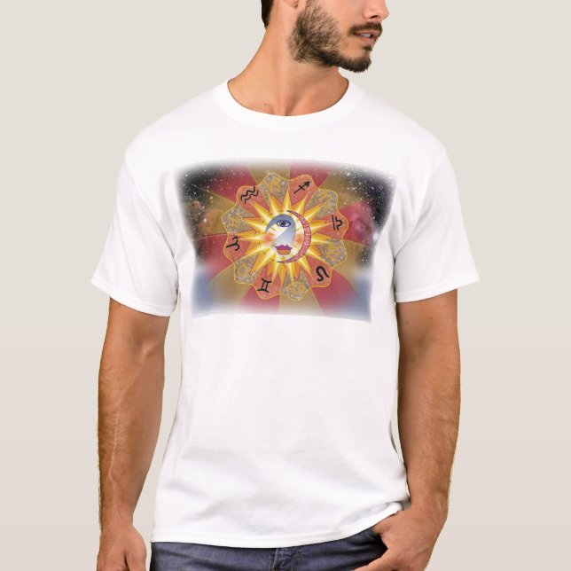T-shirt Pièce en t d'astrologie par Andrea (Devant)