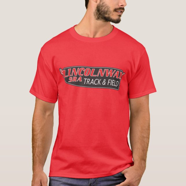 T-shirt Pièce en t d'athlétisme - rouge (Devant)