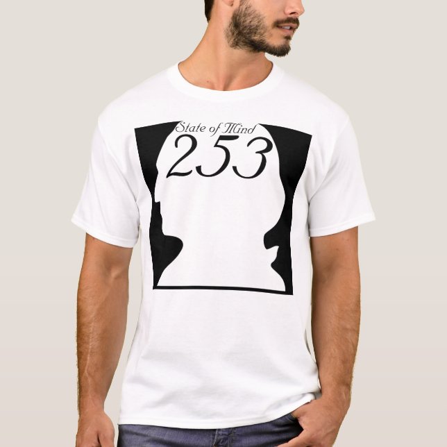 T-shirt Pièce en t de 253 états d'esprit (Devant)