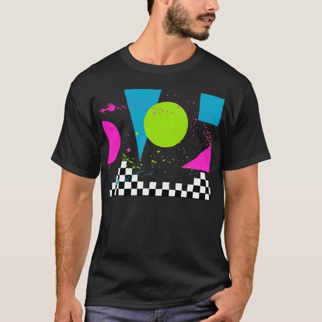 T-shirt pièce en t de 80s Splatterpaint (Devant)