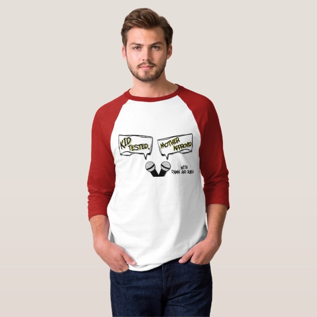T-shirt Pièce en t de base-ball de KTMA (Devant entier)