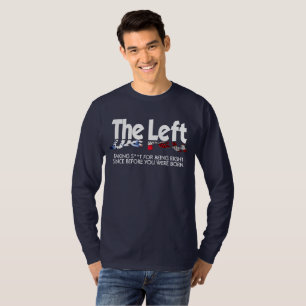 T-shirt Pièce en t de base de la douille des hommes longu