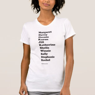 T-shirt Pièce en t de base de peloton de fille (blanche)