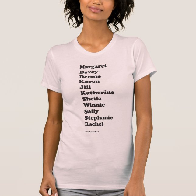 T-shirt Pièce en t de base de peloton de fille (rose) (Devant)