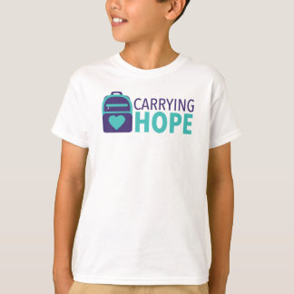 T-shirt Pièce en t de base de transport d'enfants d'espoir