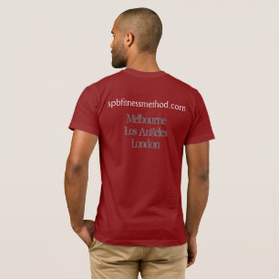 T-shirt Pièce en t de base rouge du #WellnessWarrior des